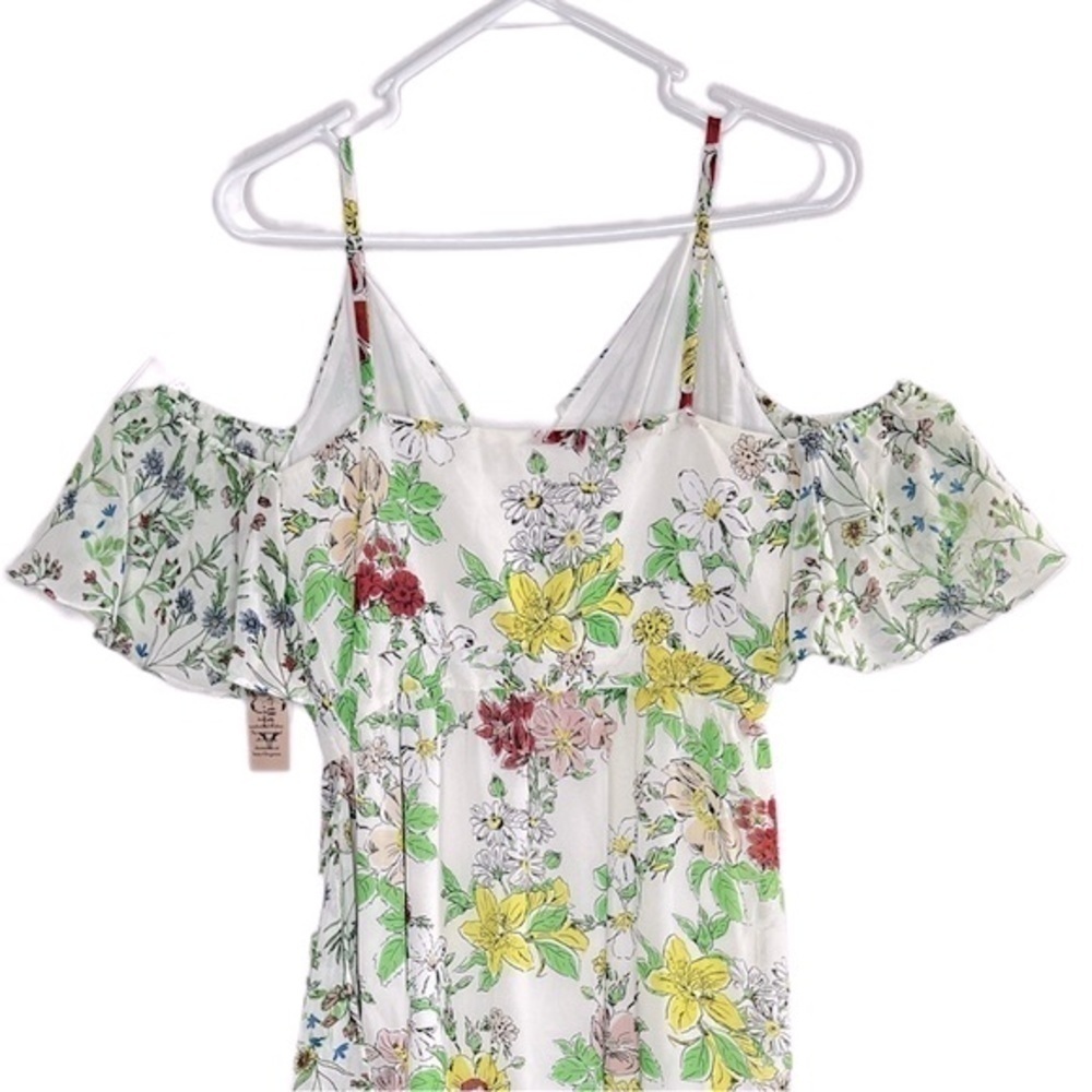 Nanette Lepore Women's Floral Cold Shoulder Dress - Picture 4 of 16